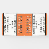 Voor bedrijfseigen signaal voor huurborduren spandoek (Horizontaal)