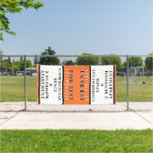 Voor bedrijfseigen signaal voor huurborduren spandoek (Insitu)