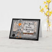 Voor beter of slechter...Jailbird kaart (Gele Bloem)