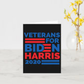 Voor Biden Harris 2020 Kaart (Gele Bloem)