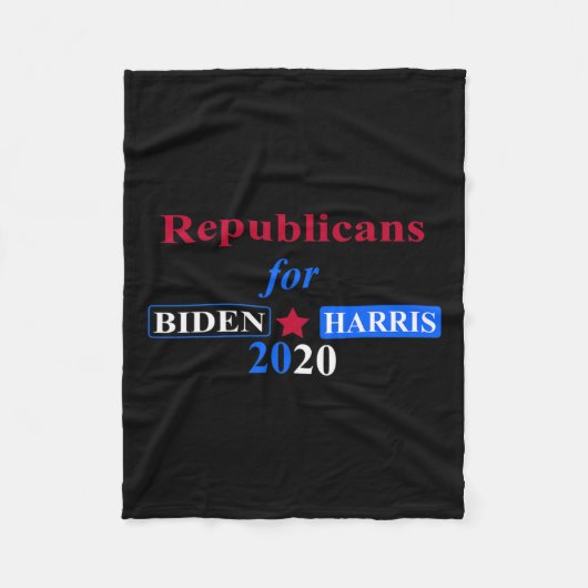 Voor Biden Harris 2020 Team Fleece Deken (Voorkant)