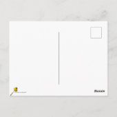 Voor bijen zijn onkruid nodig briefkaart (Achterkant)