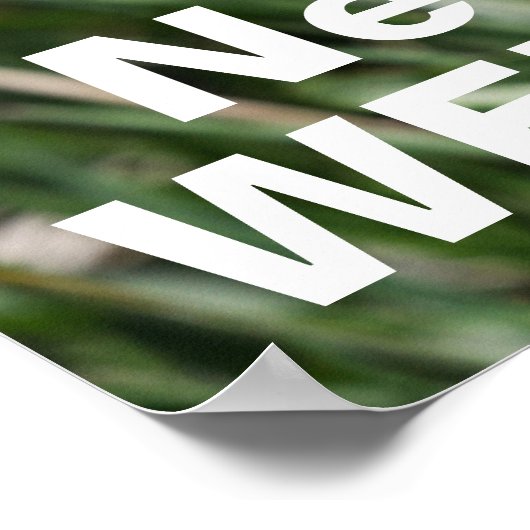 Voor bijen zijn onkruid nodig poster (Hoek)