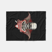 Voor biljartkampioenen - Smoking Wings SKU Fleece Deken (Voorkant (Horizontaal))