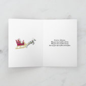 Voor Birth Mam, een kerstzwaai Feestdagen Kaart (Binnen)