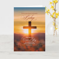 voor Bishop Blessings Christelijk Cross Retiment
