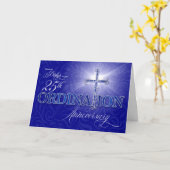 voor bisschop 25th Ordination Silver Jubilee Kaart (Gele Bloem)