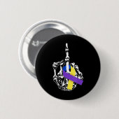 Voor blaaskanker middenvinger blaaskanker AW Ronde Button 5,7 Cm (Voorkant /achterkant)