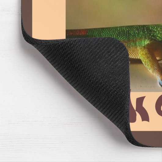Voor blikken van gekko's muismat (Hoek)