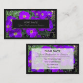 Voor bloemdeskundigen en professionele bloemisten  visitekaartje (Voorkant / Achterkant)