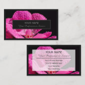 Voor bloemdeskundigen en professionele bloemisten visitekaartje (Voorkant / Achterkant)