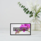 Voor bloemdeskundigen professionele bloemisten orc visitekaartje (Staand voorkant)