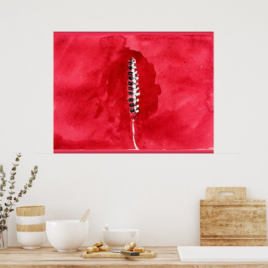 Voor bloemen en bomen, graan poster (Keuken)