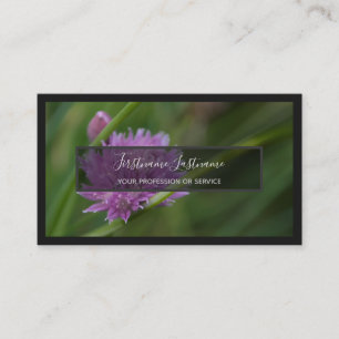 Voor bloemenkundigen en professionele bloemisten b visitekaartje