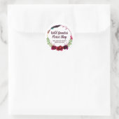 Voor Bloemist Ronde Sticker (Tas)