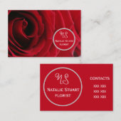 Voor bloemist Visitekaartje (Voorkant / Achterkant)