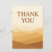 Voor boetiekmerken en handgemaakte verkopers bedankkaart (Voorkant / Achterkant)