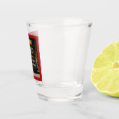 Voor Bonnie & Clyde - De Flapper Bank Robber Shot Glas (Rechts)