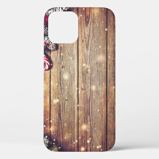 Voor Boom Kerstmis: Donker hout decoratie Case-Mate iPhone Case (Achterkant)