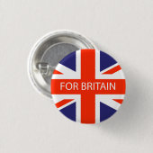 Voor British Badge Ronde Button 3,2 Cm (Voorkant /achterkant)
