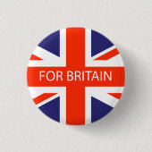 Voor British Badge Ronde Button 3,2 Cm (Voorkant)