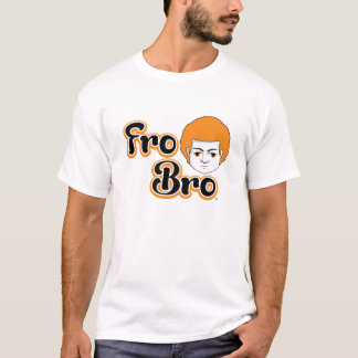 Voor Bro - Oranje en zwart T-shirt