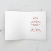 Voor broer en zijn vrouw feestdagen kaart (Binnen)