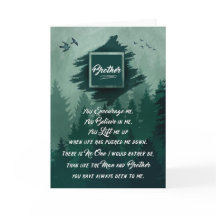 voor Broers Birthday Forest Green Woodland