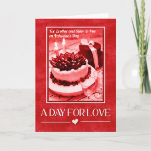 voor Brother and Sister-in-Law on Valentine's Day Feestdagen Kaart