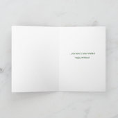 voor Brother Cool Hipster Santa Kerstmis Feestdagen Kaart (Binnen)