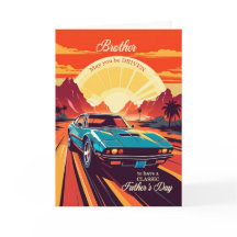 Voor Brother op Vaderdag Classic Car Retro 70s