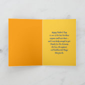 Voor Brother op Vaderdag. Denim Pattern Kaart (Binnen)