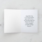 Voor Brother op Vaderdag Leuke Beren Folk Art Kaart (Binnen)