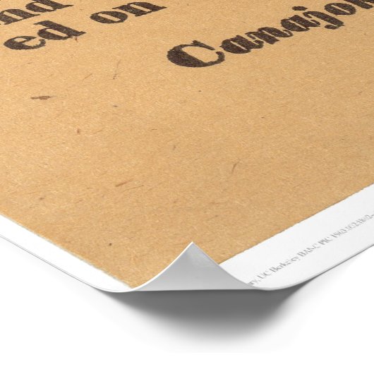 Voor Californië. 1849 (1759A) Poster (Hoek)