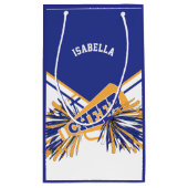 Voor Cheerleaders - White, Blue en Gold Klein Cadeauzakje (Achterkant)