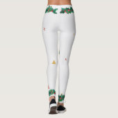 VOOR CHRISTMAS AFDRUKTE HOLLY-Leggings Leggings (Achterkant)