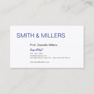 Voor consultants visitekaartje