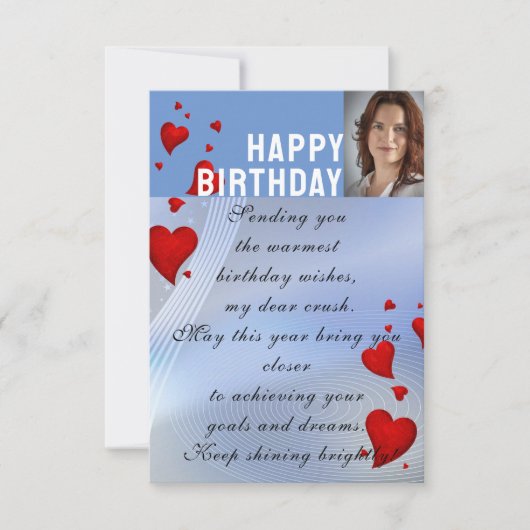 Voor crush  kaart (Voorkant)