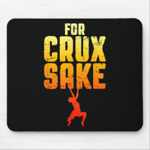 Voor Crux' Skull Rock Klimmen Boulderen Grappig Kl Muismat