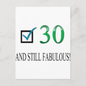 Voor de 30e verjaardag briefkaart (Voorkant)