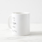 Voor de 79e keer Gefeliciteerd Verjaardag Koffiemok (Voorkant links)