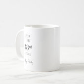 Voor de 83e keer Verjaardag Koffiemok (Voorkant links)