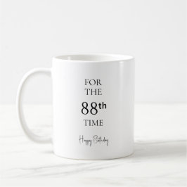 Voor de 88e keer Verjaardag Koffiemok