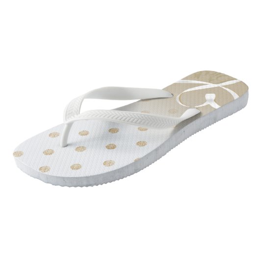 Voor de aanstaande bruid! teenslippers (Schuin)