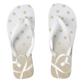 Voor de aanstaande bruid! teenslippers (Voetbed)