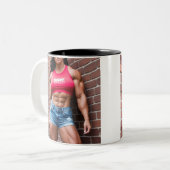 Voor de ABB liefhebbers Tweekleurige Koffiemok (Voorkant links)