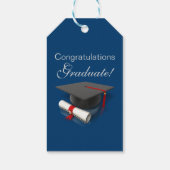 Voor de Afstuderen Gift Labels Cadeaulabel (Achterkant)