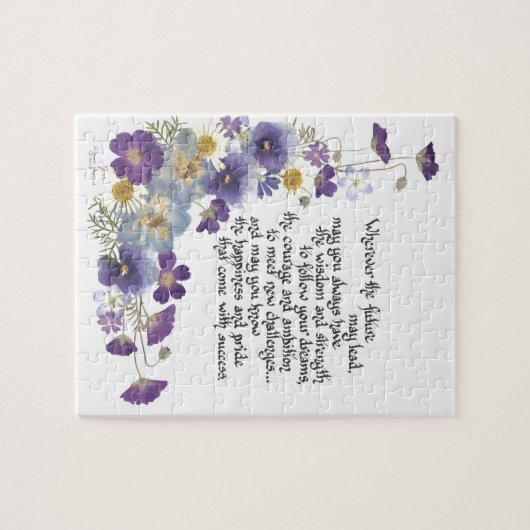 Voor de afstuderen legpuzzel (Horizontaal)