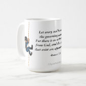 Voor de autoriteiten koffiemok (Voorkant links)