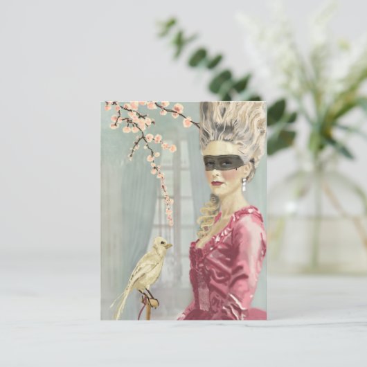 Voor de bal briefkaart (Staand voorkant)